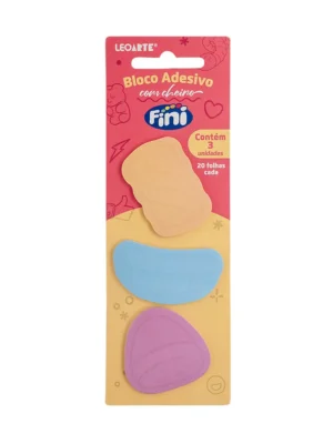Bloco De Recado Autoadesivo Fini Com Aroma 3x20 Fls. Leonora Cor Sortido