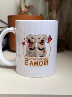 Caneca ilustrada com o Tapioca e Costelinha 325 ML