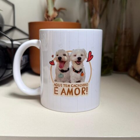 Caneca ilustrada com o Tapioca e Costelinha 325 ML